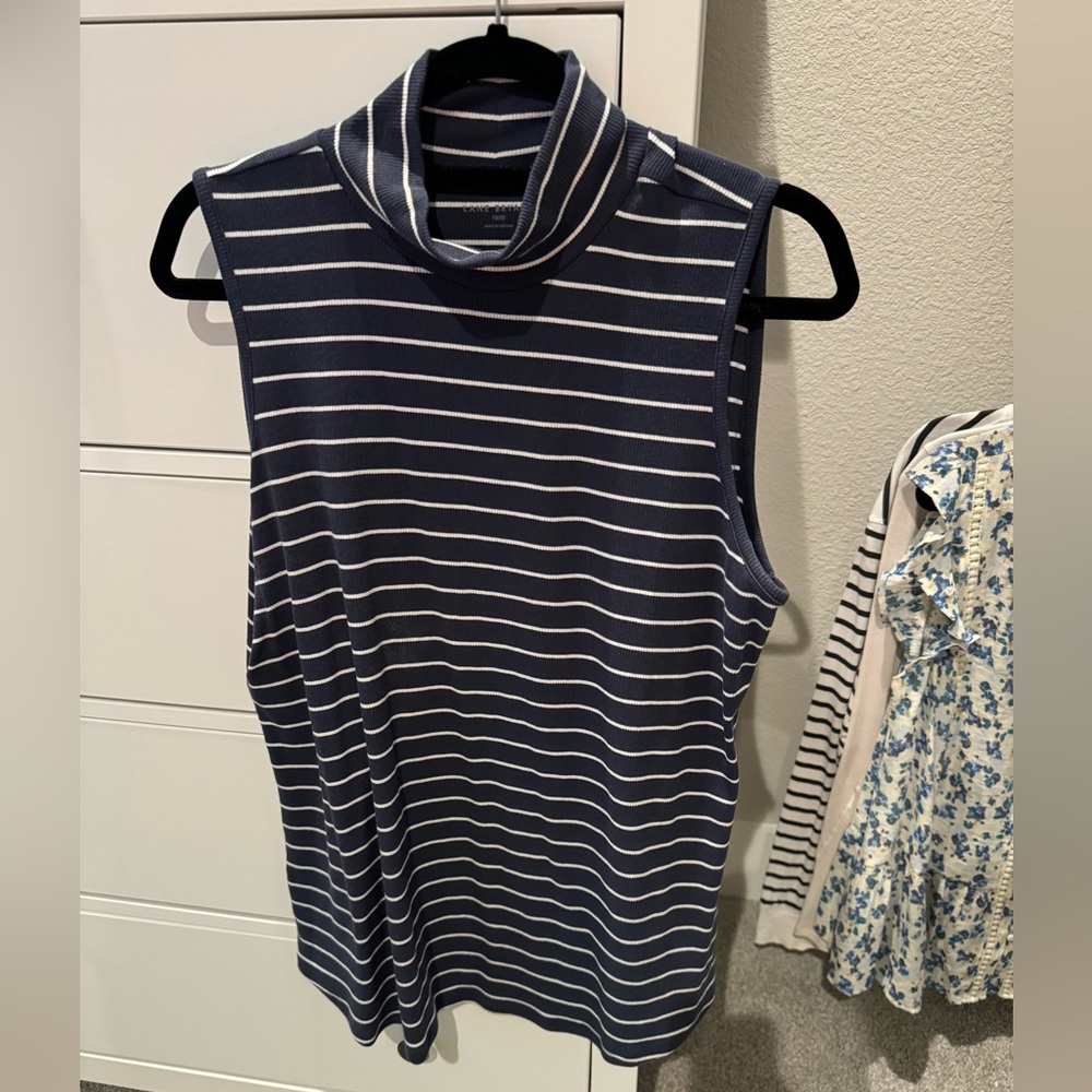 Lane Bryant Ribbed Mock Neck Top
